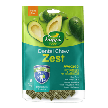 Happi Doggy Dental Chew Zest-Avocado-2.5